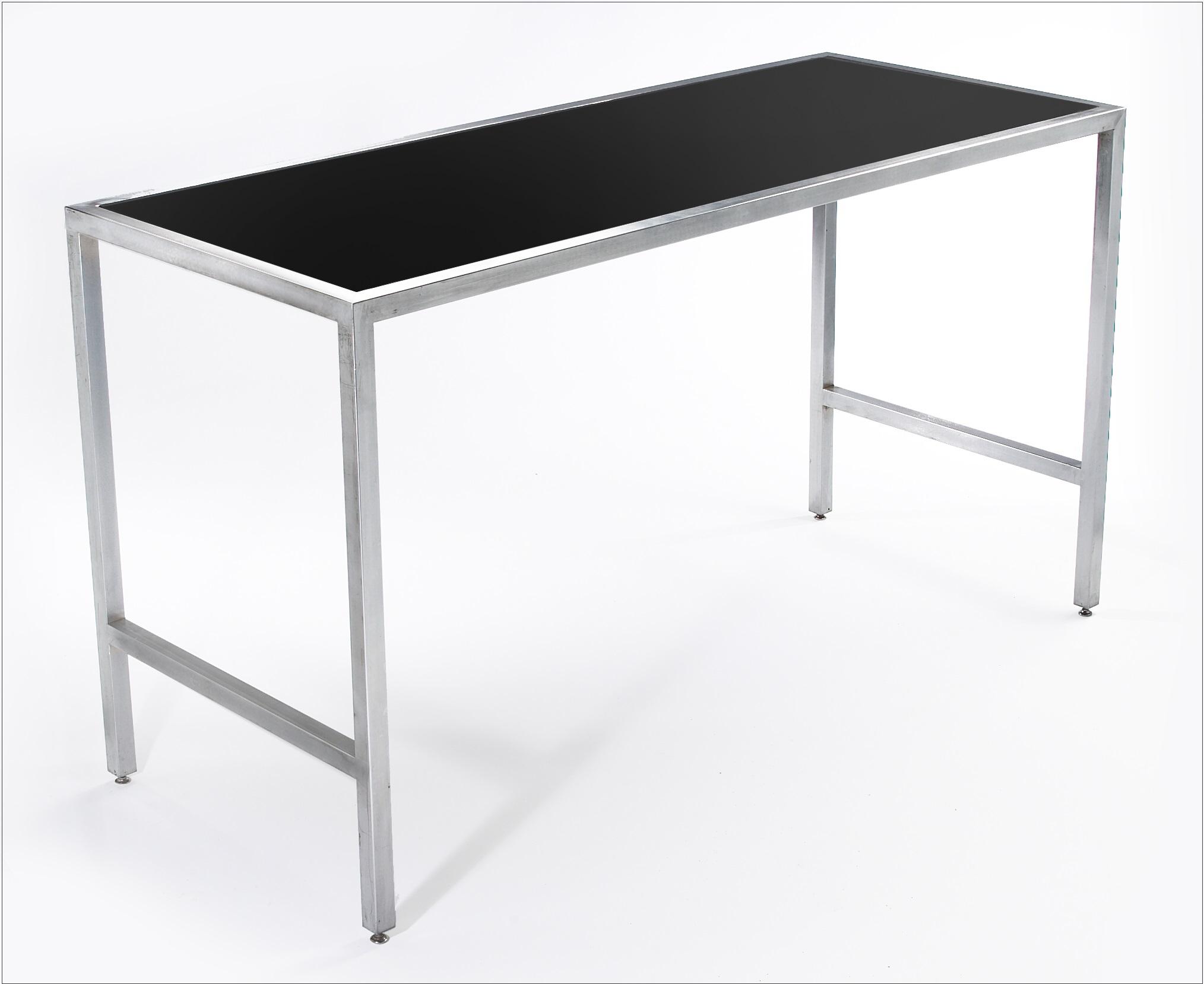 Chrome Framed Communal Table 6'x30