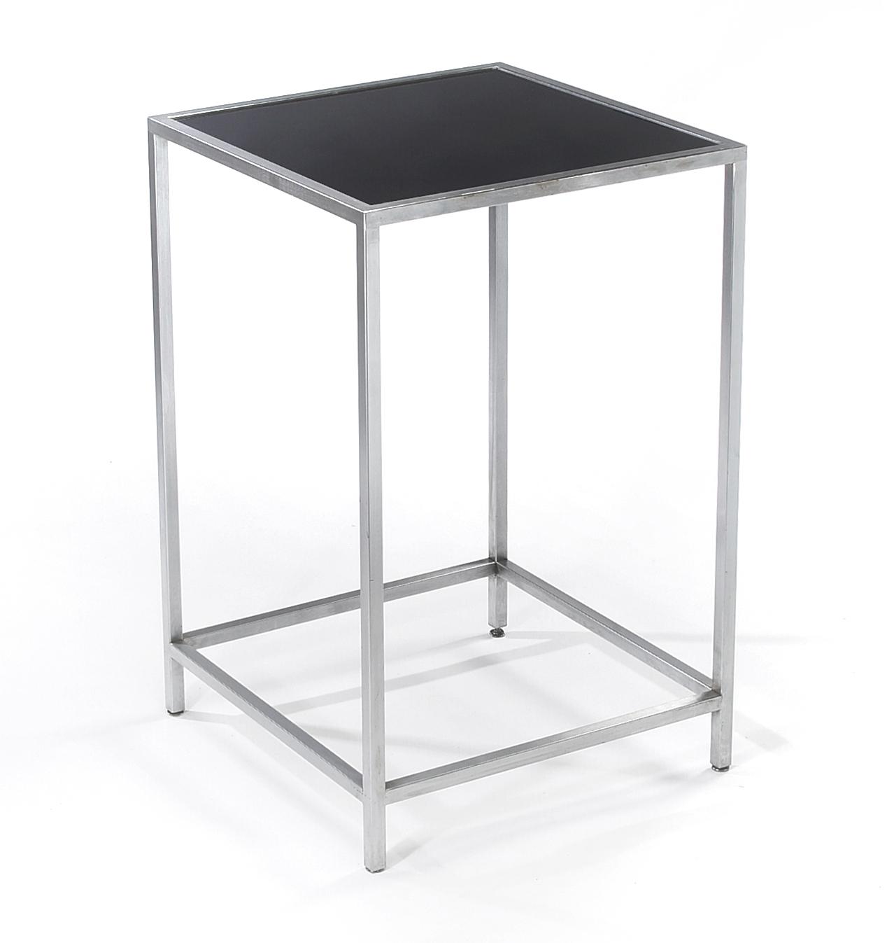 Chrome Framed Square Cruiser Table 26