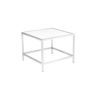 Chrome Square End Table Small - Element Event Solutions