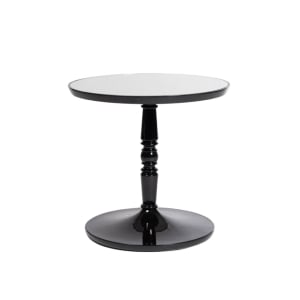 Black Mirror Topped Cocktail Table - Element Event Solutions