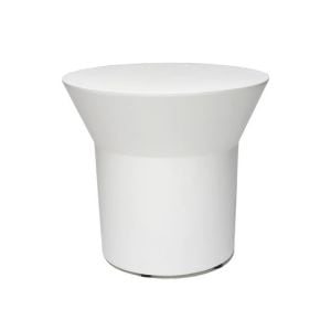 White Round Outdoor Cocktail Table - Element Event Solutions