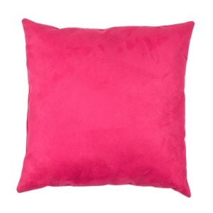 Pink Suede Large Square Cushion - Element Event Solutions