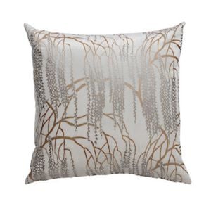 Kevin O'Brien White Metallic Cushion - Element Event Solutions