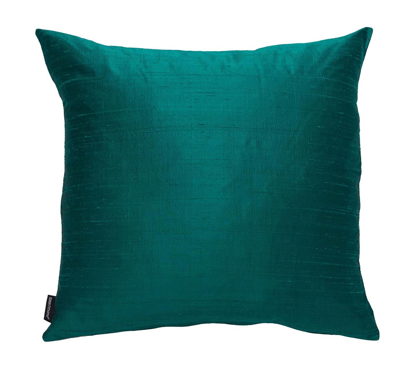 Teal Green Silk Square Cushion - Element Event Solutions