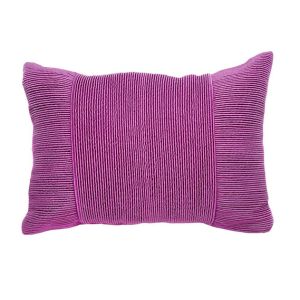 Pink Pleated Rectangular Cushion - Element Event Solutions