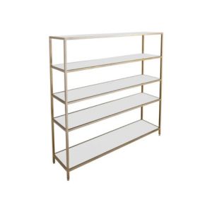 Gold Framed Bar Back 5 Shelf 6' - Element Event Solutions