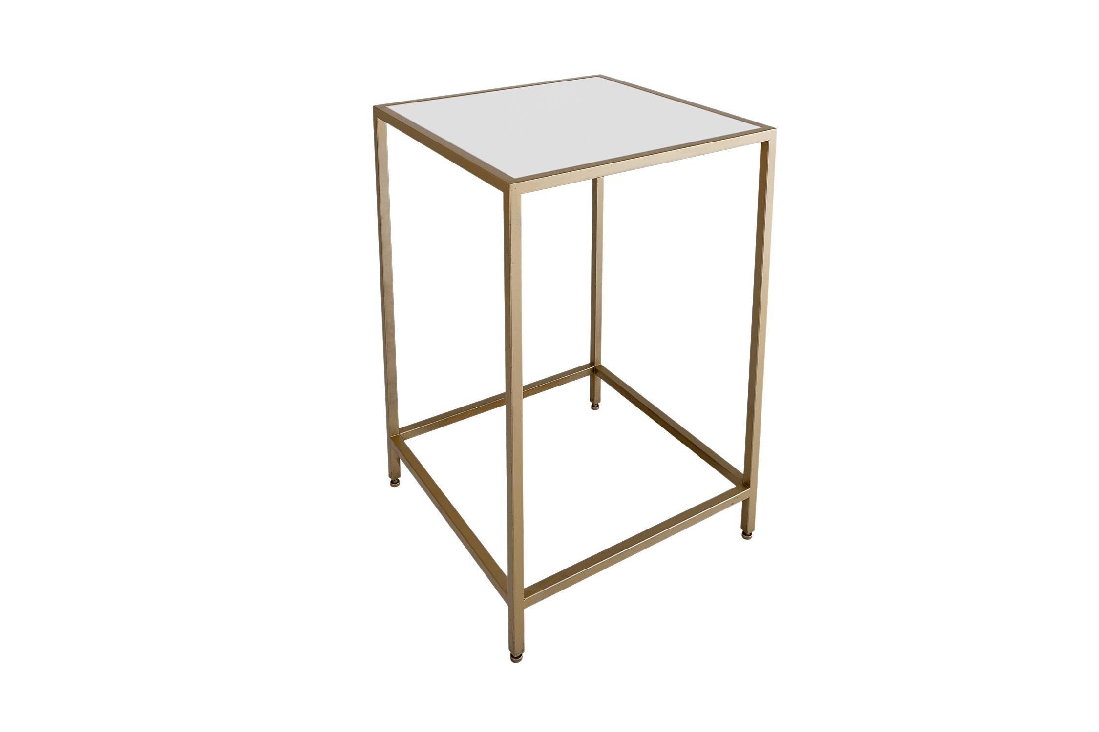 Gold Framed Square Cruiser Table 26