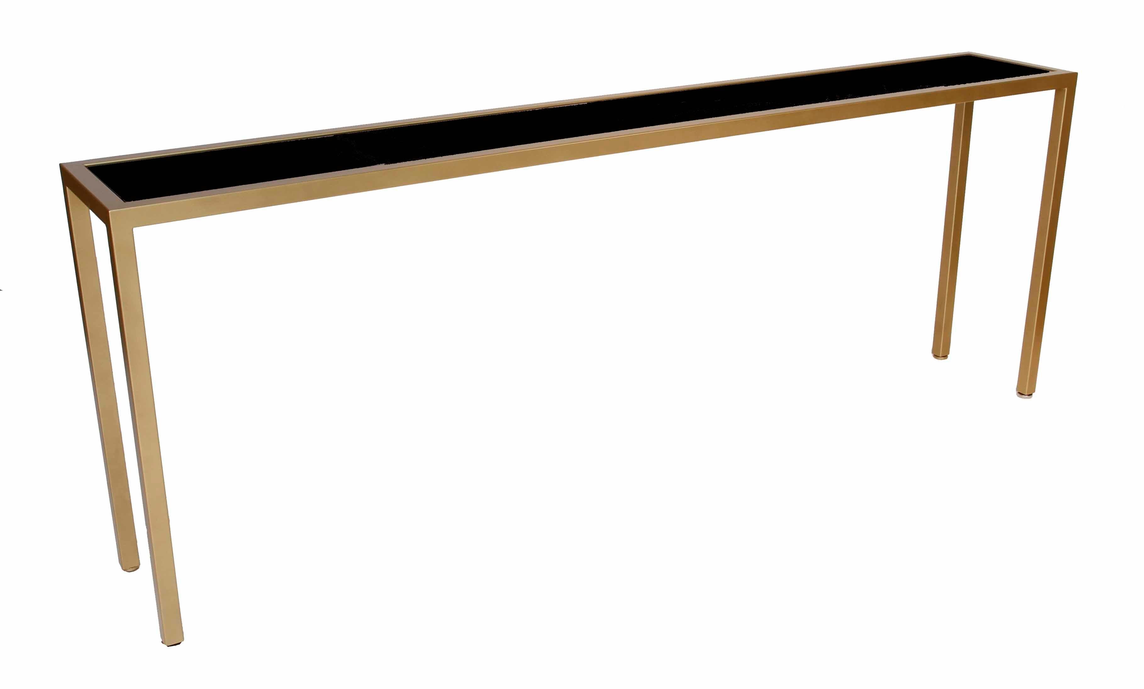 Gold Low Sofa Table 8'x29