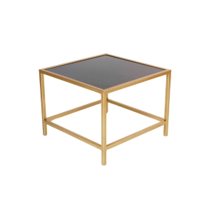 Small Square Gold Framed End Table - Element Event Solutions