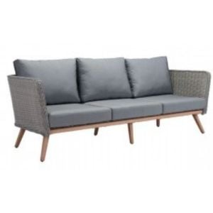 Hudson Outdoor Sofa Grey Cushion - Element Event Solutions