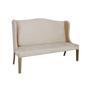 Champagne Velvet Settee 6' - Element Event Solutions