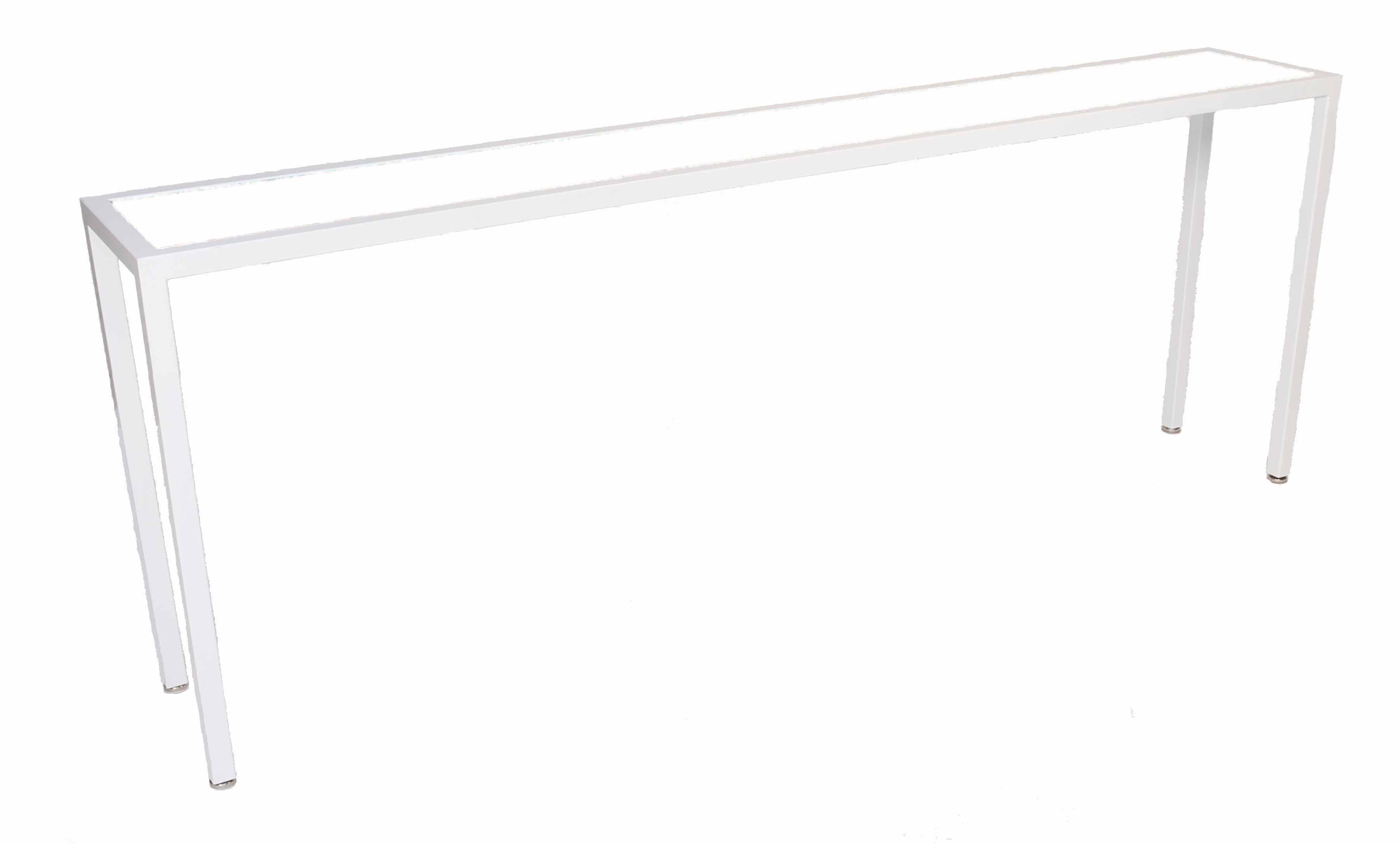 White Sofa Table 8'x35