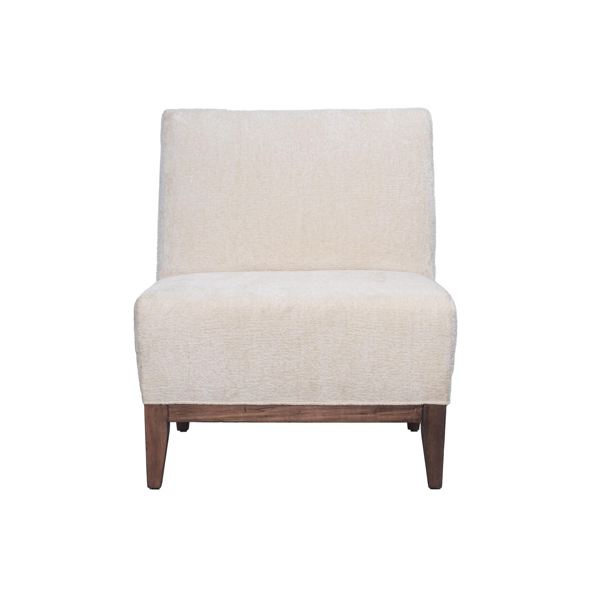 Crème Boucle Slipper Chair - Element Event Solutions