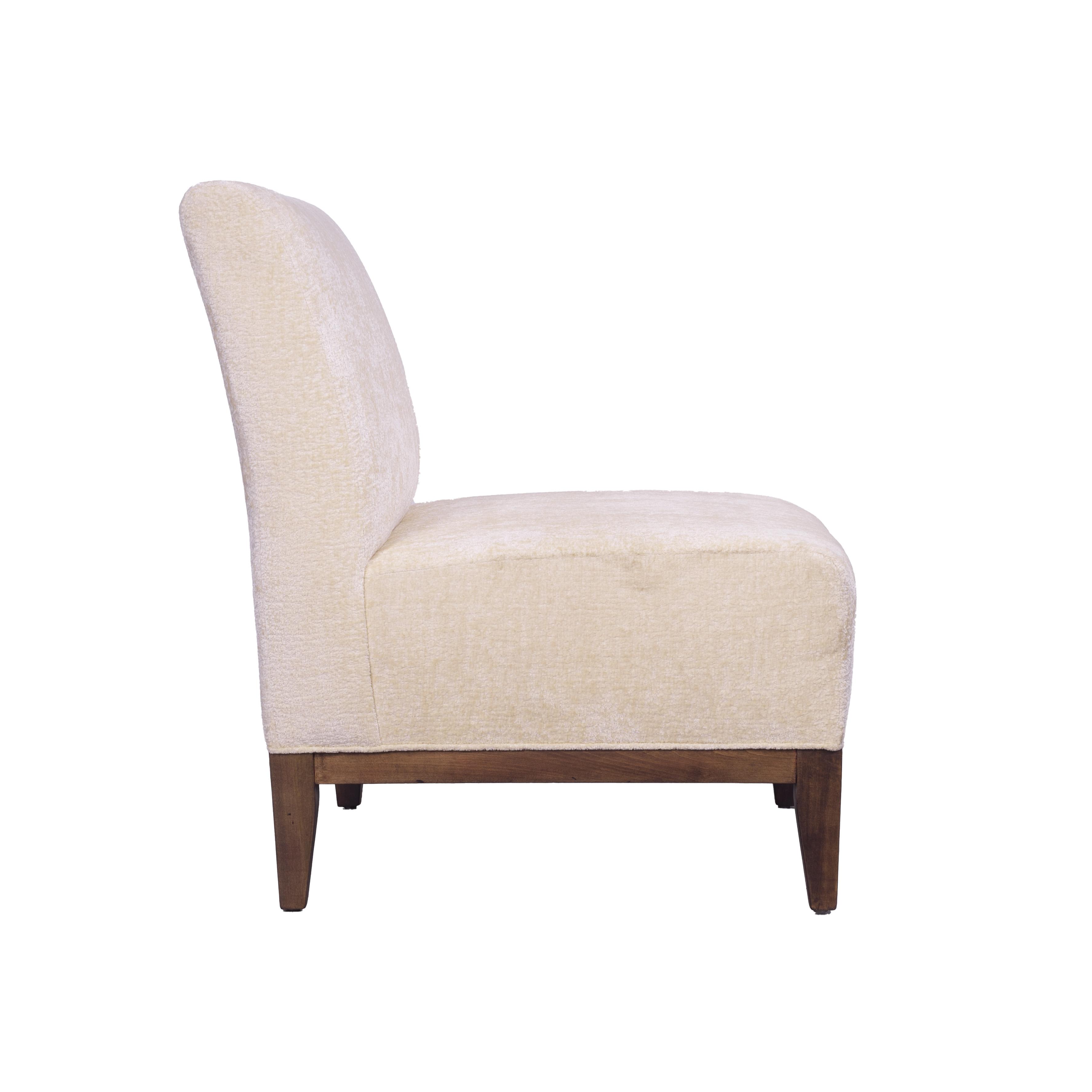 Crème Boucle Slipper Chair - Element Event Solutions