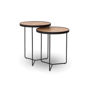 Furness Oak Nesting Table Large - Element Event Solutions