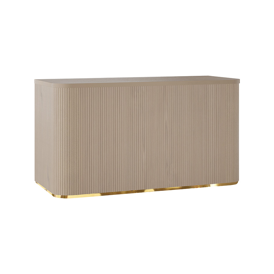 Avalon Light Oak Fluted Bar 6' - Element Event Solutions