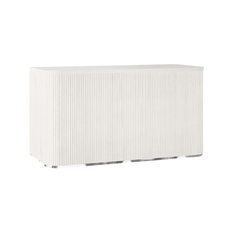 Avalon White Fluted Bar 6' - Element Event Solutions