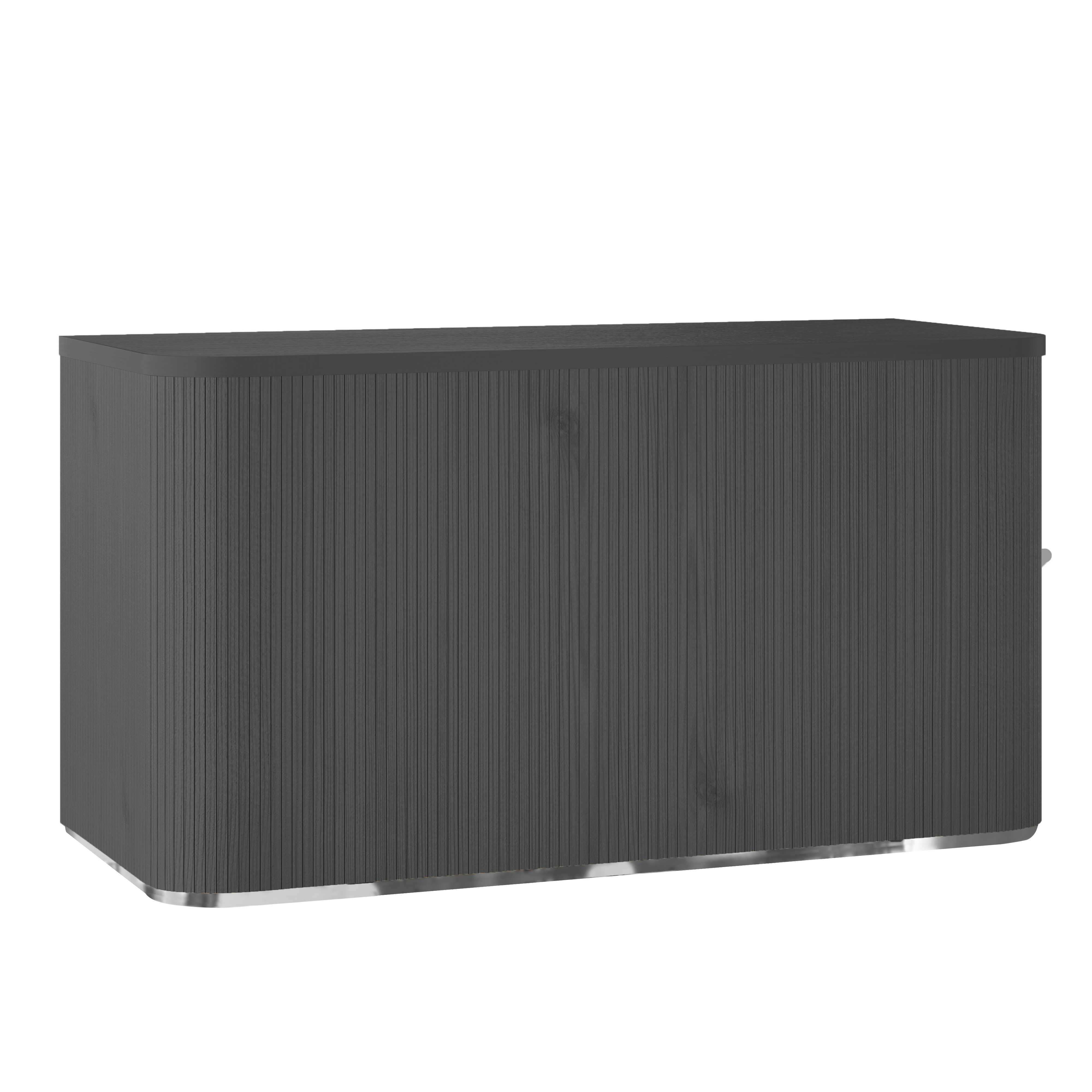 Avalon Black Fluted Bar 6' - Element Event Solutions