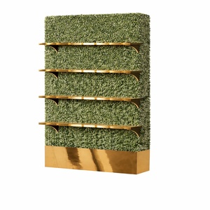 Greenery Wall with Stemware Shelves - Element Event Solutions