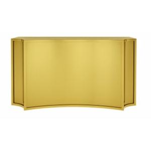 Gold Gatsby Bar 6' with Gold Mirror Plexi - Element Event Solutions