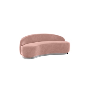 Colette Coco Sofa with Blush Velvet Cover - Element Event Solutions