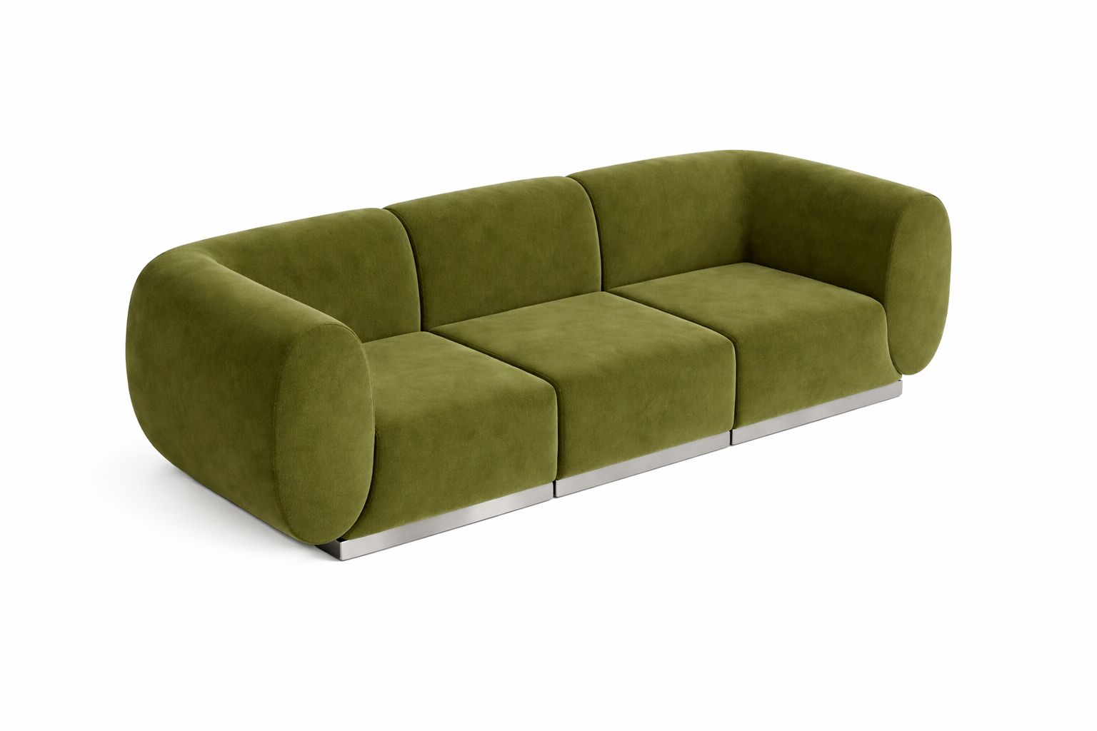 Colette Moss Velvet Sofa - Element Event Solutions