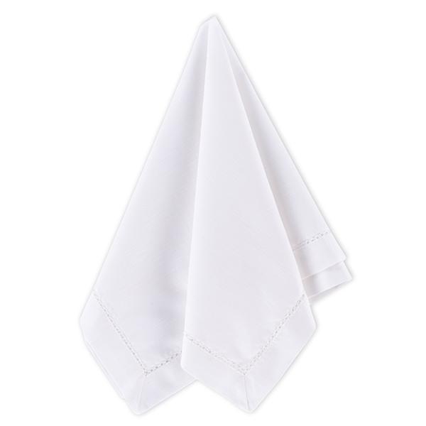 Hemstitch Cotton White Napkin - Element Event Solutions
