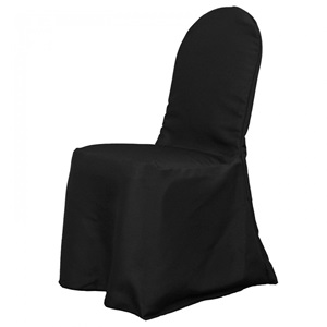 Black Linen Chair Cover - Element Event Solutions