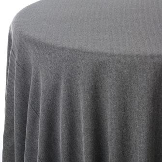 Flannel Grey Tablecloth 90
