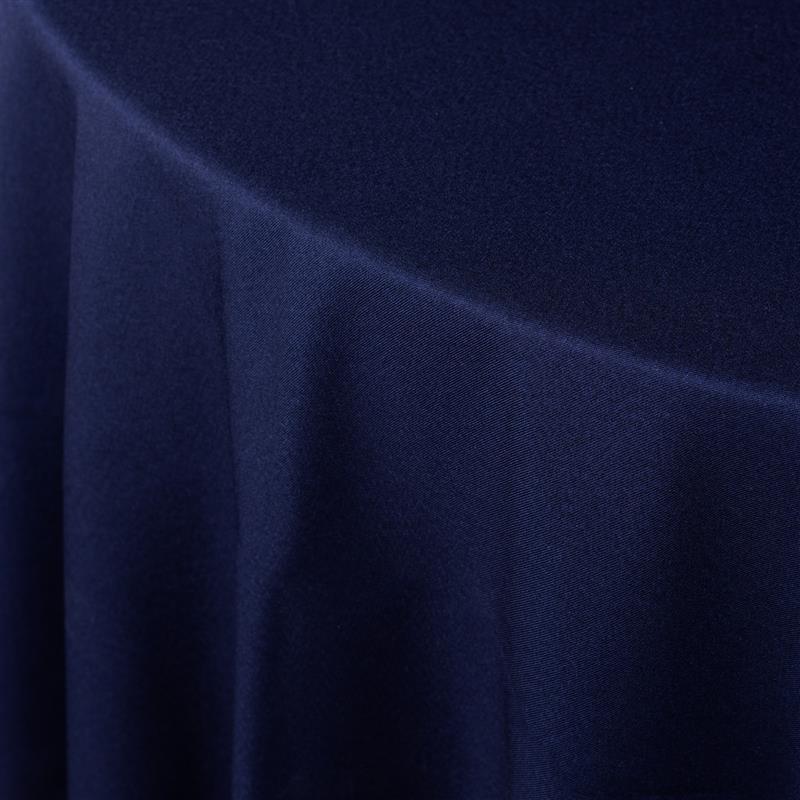 Flannel Navy Tablecloth 102