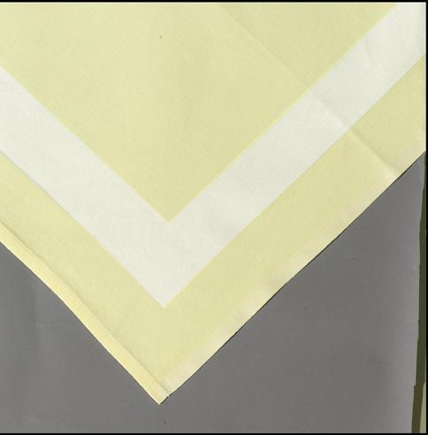 Yellow Masa with Border Napkin - Element Event Solutions