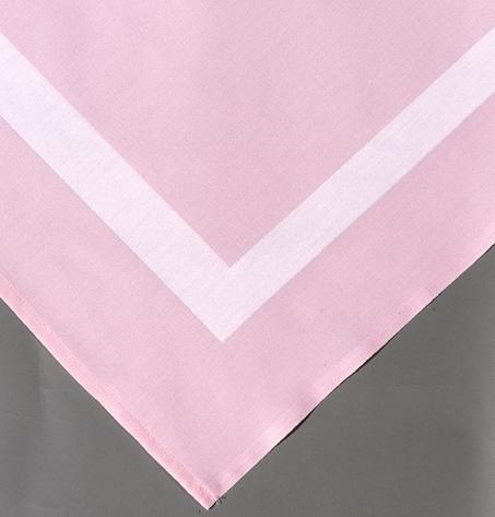 Frette Cotton Pink Tablecloth 72