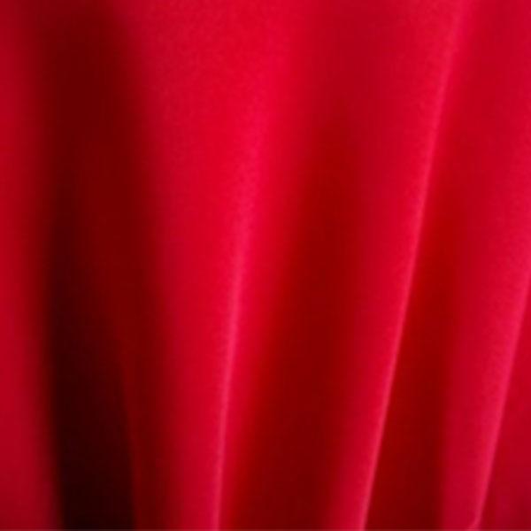 Red Satin Tablecloth 132