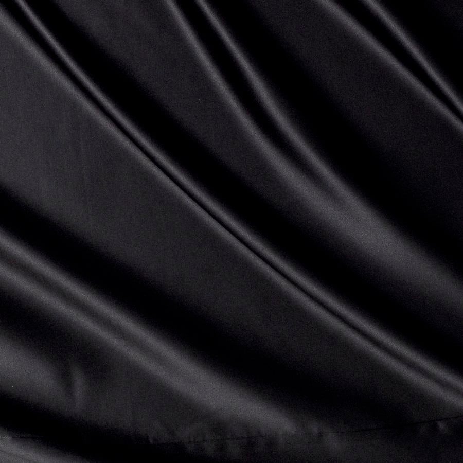Black Satin Tablecloth 90