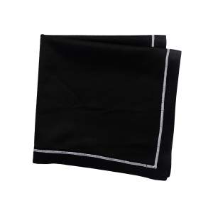 Imperial Black/White Thread Napkin - Element Event Solutions