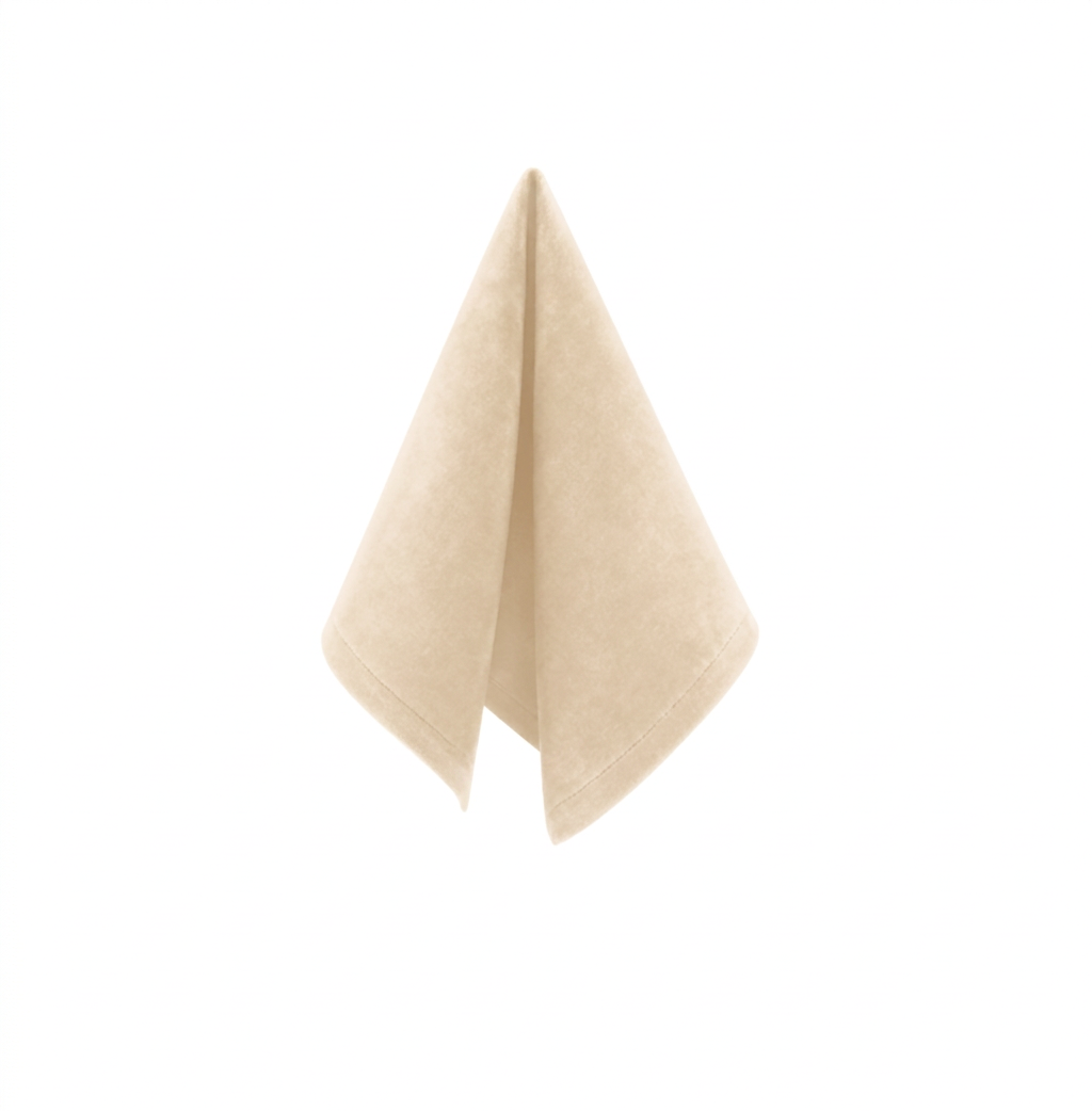 Cream Velvet Napkin - Element Event Solutions