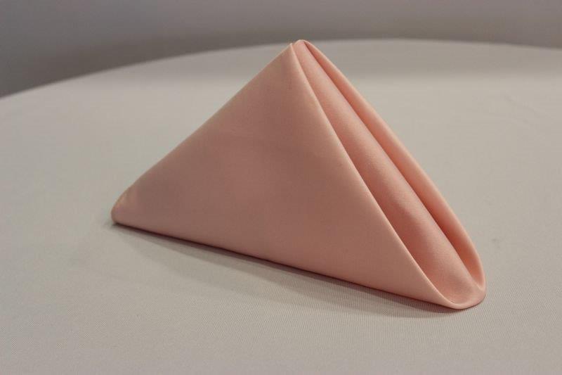 Light Pink Matt Satin Napkin - Element Event Solutions