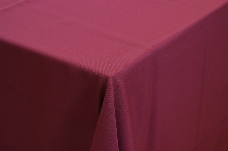 Burgundy Tablecloth 54