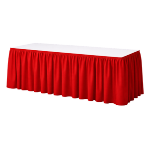Red Table Skirt - Element Event Solutions