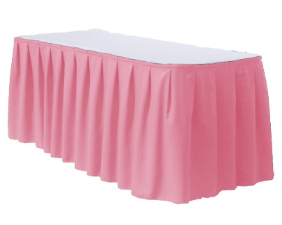 Pink Table Skirt - Element Event Solutions