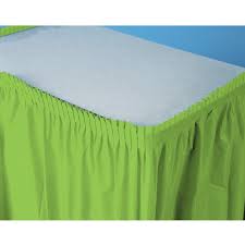 Lime Green Skirt Table Skirt 17' - Element Event Solutions