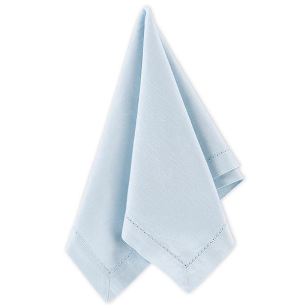 Hemstitch Cotton Sky Blue Napkin - Element Event Solutions