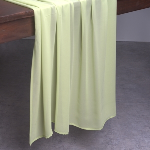 Green Chiffon Table Runner 45