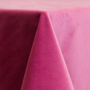 Hot Pink Velvet Tablecloth 102