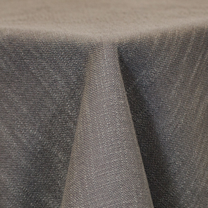 Panama Charcoal Tablecloth 132