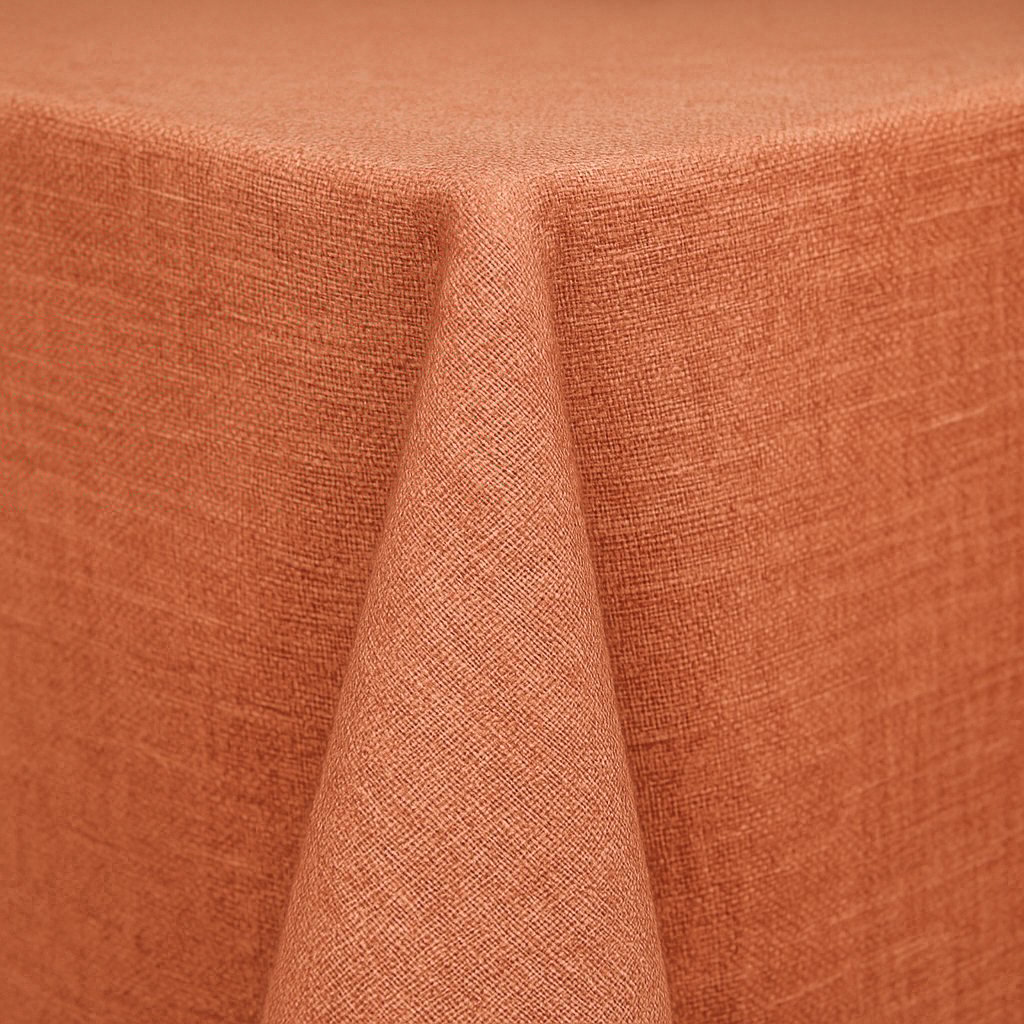 Terracotta Luxe Weave Tablecloth 102