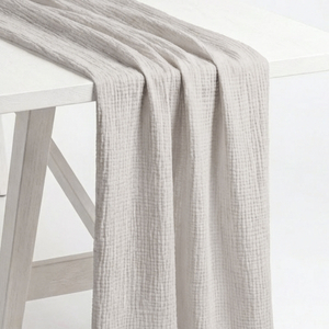 Grey Double Gauze Runner 50
