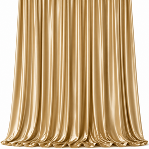 Goldmine Satin Drape with pocket 16'x5' - Element Event Solutions