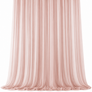 Blush Sheer Drape with pocket 16'x10' - Element Event Solutions