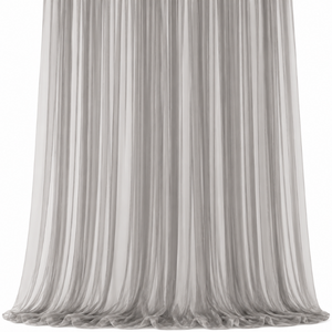 Grey Sheer Drape with pocket 16'x10' - Element Event Solutions